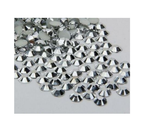 100/250/500/1000/2000 AB 4mm/6mm Rhinestones Crystal Cut Resin Acrylic Flat Back - Picture 9 of 30