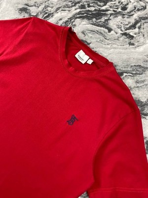 Burberry TB T Shirt Men Size L Red | eBay