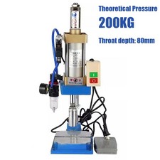 &phi;16MM Punching Machine Desktop Small Pneumatic Punch Press Machine 150x135mm