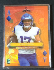 2024 Wild Card 🏈 PUKA NACUA Stacked Deck ACE Mirror Orange/5 BYU Cougars RAMS