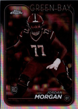 2024 Topps Chrome Sepia Refractors #298 Jordan Morgan RC Green Bay Packers