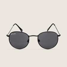 Victoria  s Secret Pink Sunglasses Women  s Round Black Pre-owned Great Condition