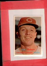 1957 Topps #219 Tom Acker G Good RC Rookie Reds ID:73094