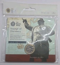2020 Royal Mint Captain James Cook Brilliant Uncirculated UK Two Pounds £2 coin