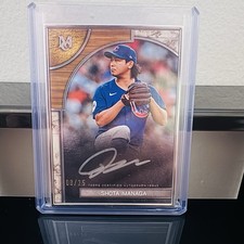 Topps 2025 Museum Framed Autograph /25 Shota Imanaga Chicago Cubs FMA-SI