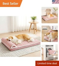 Cozy 36''x24'' Orthopedic Dog Bed with Non-Skid Bottom - Perfect for Large Dogs