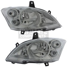 Mercedes Viano Headlights W639 MPV 2010-2016 Headlamps Drivers & Passenger Side
