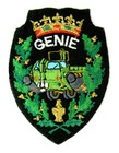 Ecusson Brodé Militaire (French militaria patch) ● Regiments Genie Militaire