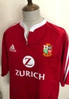 BRITISH LIONS ADIDAS RUGBY UNION SHIRT SIZE XL
