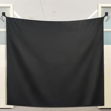 Cortina de cubículo de oficina Blackout 78 x 53 pulgadas divisor de privacidad partición de habitación
