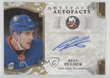 2019-20 Upper Deck Artifacts Auto Facts Ryan Pulock #A-RP Auto 0c3