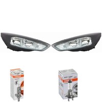 Scheinwerfer Set Links & Rechts H7/H1 FüR Ford Focus III Turnier Inkl. Lampen