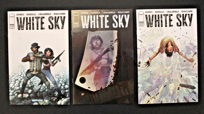 WHITE SKY #1A , #2A & #3A   ALL FIRST PRINTS  NM  IMAGE COMICS
