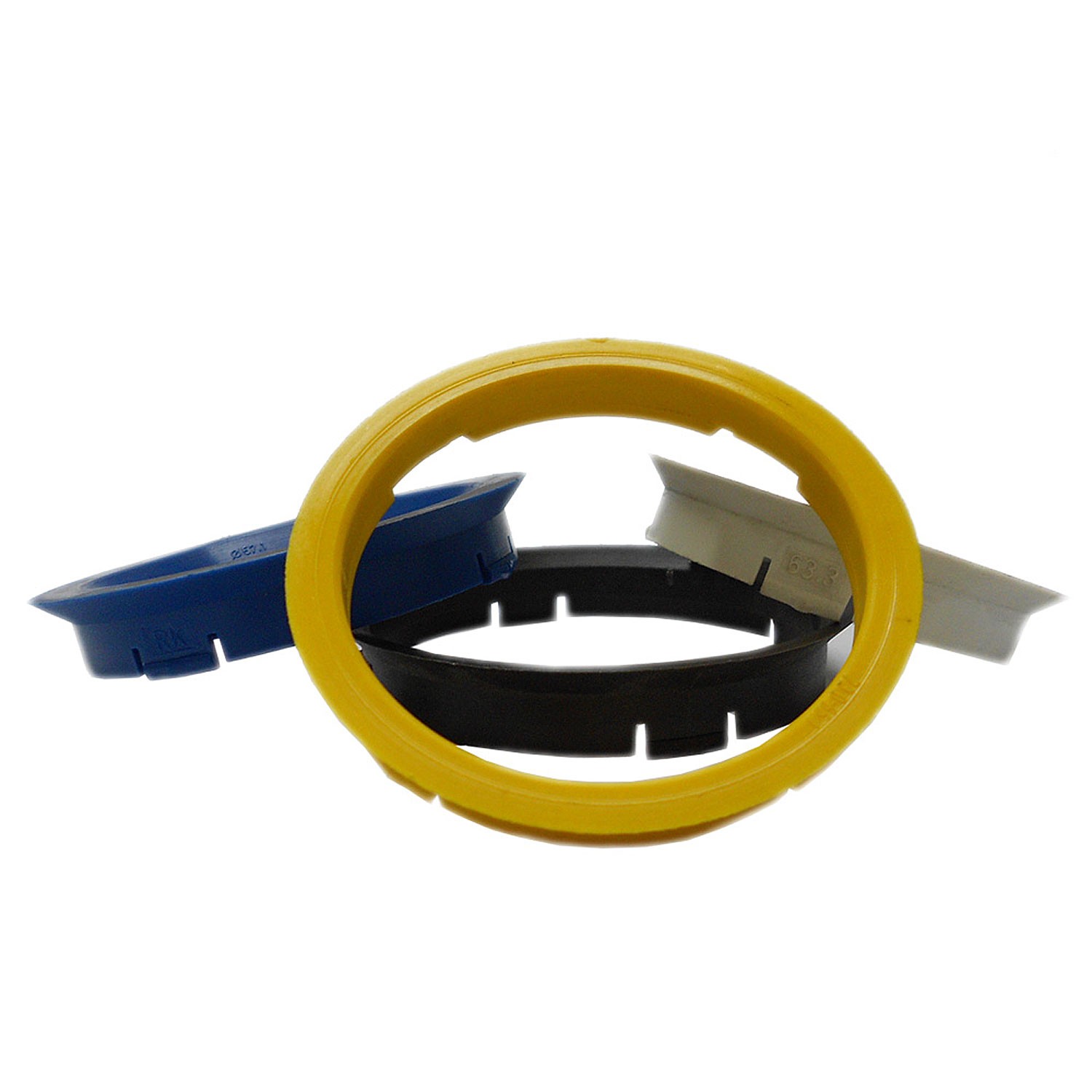 4 hub centric spigot rings Borbet wheels 64,0 > 58,1mm for Opel Combo