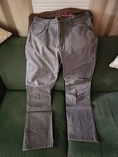 Wrangler All Terrain Gear ATG Work Pants Canvas, Zipper Side Pocket Mens 34×32