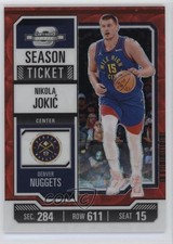 2023 Panini Contenders Optic Season Ticket Red Prizm Nikola Jokic Jokić #75 6j0