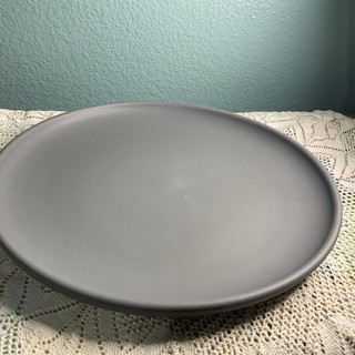 Vintage Heath Ceramics Pottery 13 1/4” Serving Plate / Dish Matte Gray