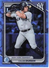 2024 Bowman Chrome 1st - Caleb Durbin #BCP-214 Sapphire (2)