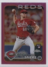 2024 Topps Chrome Pink Refractor Carson Spiers #167 0zg8