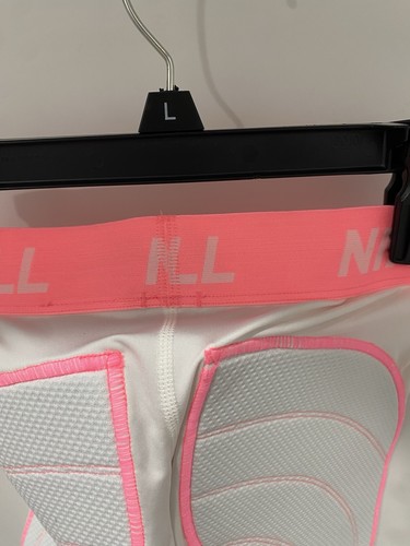Nike Dri Fit Girls Softball Girdle Pink White 6 Inch Inseam - Picture 5 of 5