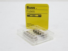 229736 New In Box; Bussmann GMA-5A Box-5; Fast Acting Glass Fuses; 5A; 125VAC