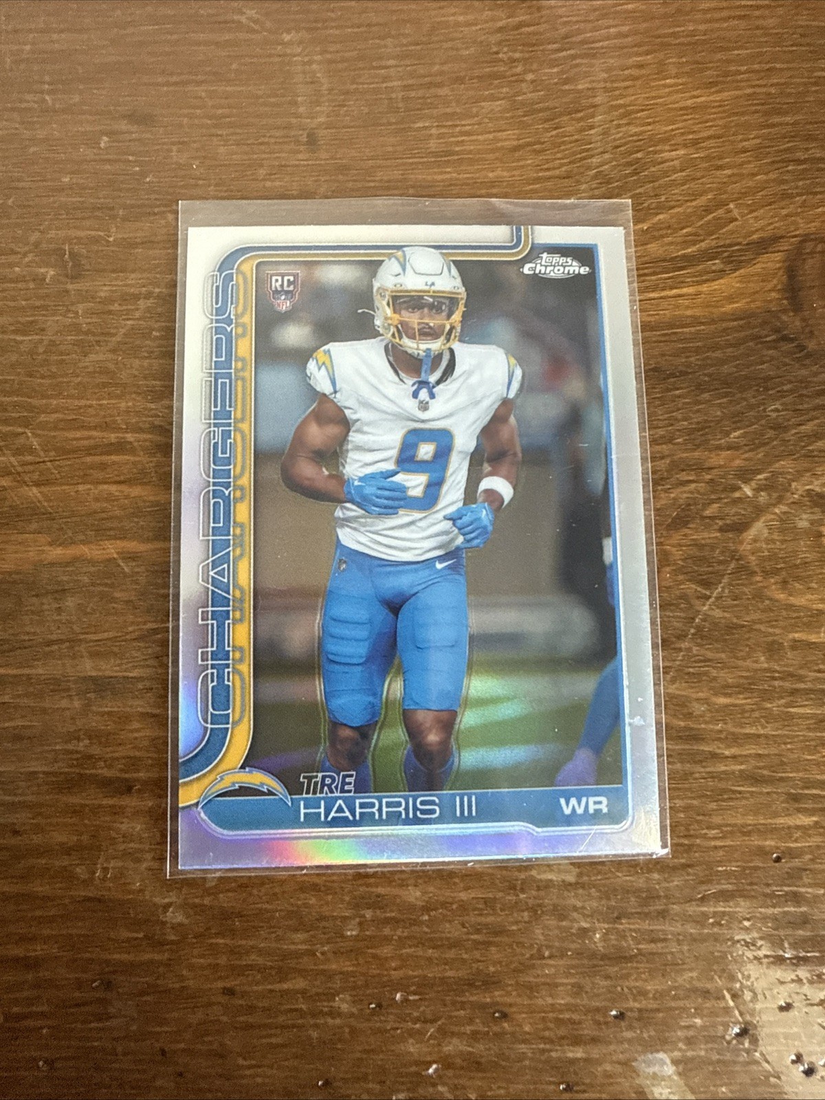 2025 Topps Chrome Tre Harris III Refractor Rookie #338 Los Angeles Chargers
