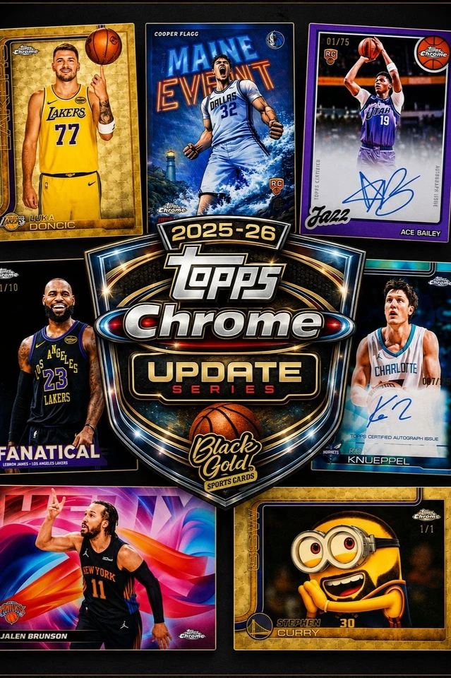 2025-26 Topps Chrome Update Basketball Release day!!!!