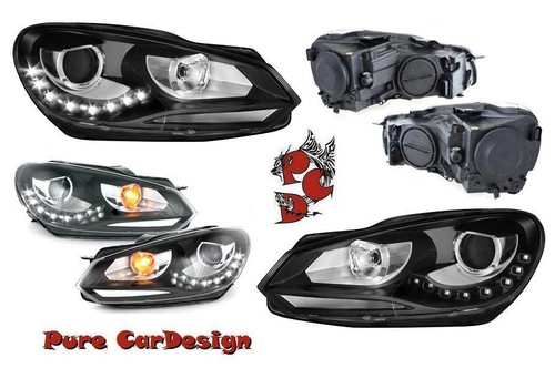 Tagfahrlicht Scheinwerfer für VW Golf 6 08-12 + Osram Nightbreaker Laser Next H7 - Bild 3 von 5