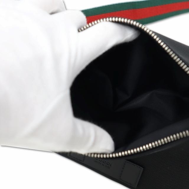 Gucci 630920 Web Stripe Nylon Canvas Body Bag Gift present