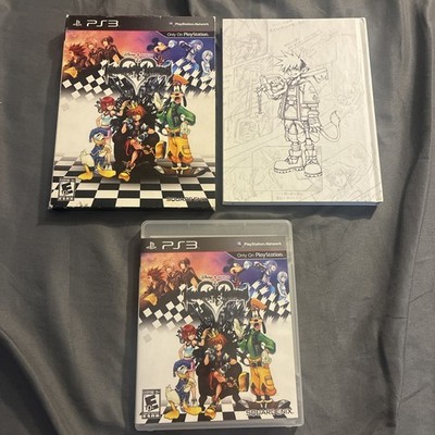 PS3 Playstation 3 Kingdom Hearts HD 1.5 Remix Special Edition Art Book Bundle