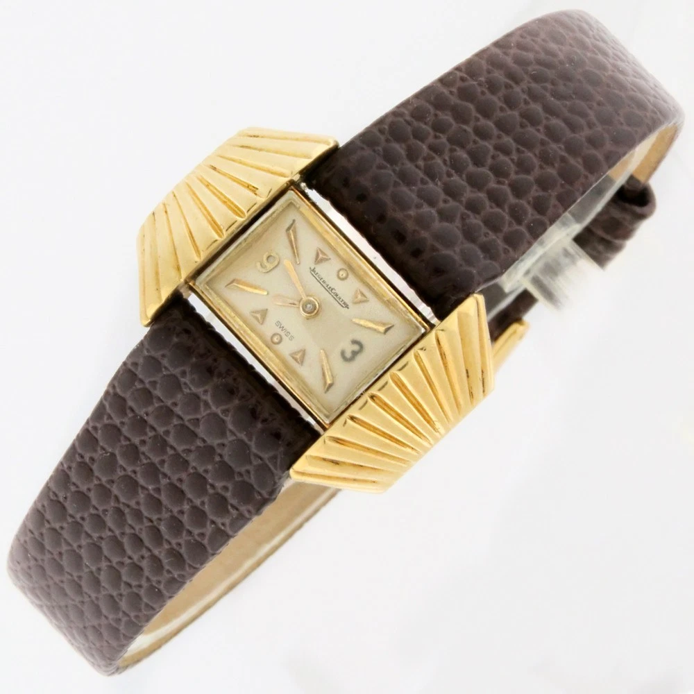 Jaeger LeCoultre — Jaeger LeCoultre Vintage Duoplan Cal. 403 Ladies XS Cocktail Watch 18K Gold 24mm