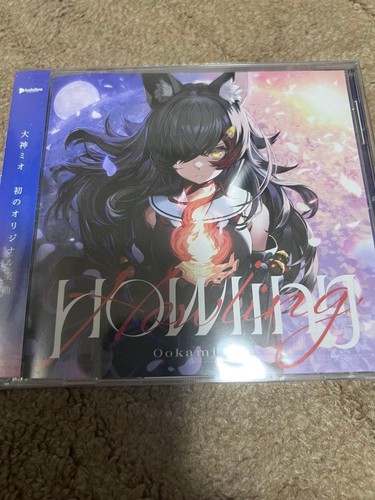 HOWLING Ookami Mio Hololive CD First Original Song Music Sound Japan New - Imagen 1 de 2