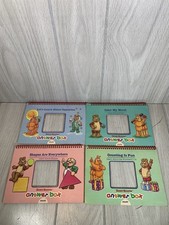 Teddy Ruxpin Answer Box Books Spiral Bound 1988 SHAPES OPPOSITES NUMBERS COLORS