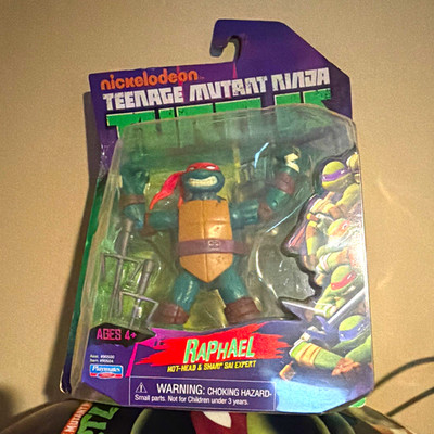 Playmates Toys TMNT Raphael Turtle Plastic Action Figure Nickelodeon 2012 4+