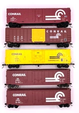 Athearn Bachmann TYCO HO 50' freight cars Conrail CR 363604 PCA 166264 CR 171069