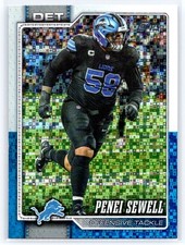 2026 Topps Penei Sewell Walmart Blue & White #222 Lions OT