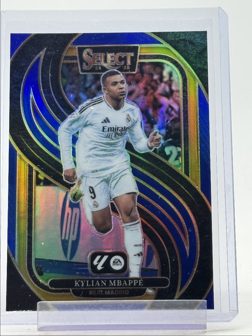 KYLIAN MBAPPE 2024 SELECT LA LIGA MEZZANINE BLUE PRIZM Q0885