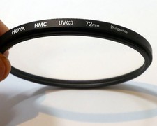 Hoya HMC  72mm UV Filter (c) multi-coated - with few minor scratches on coating