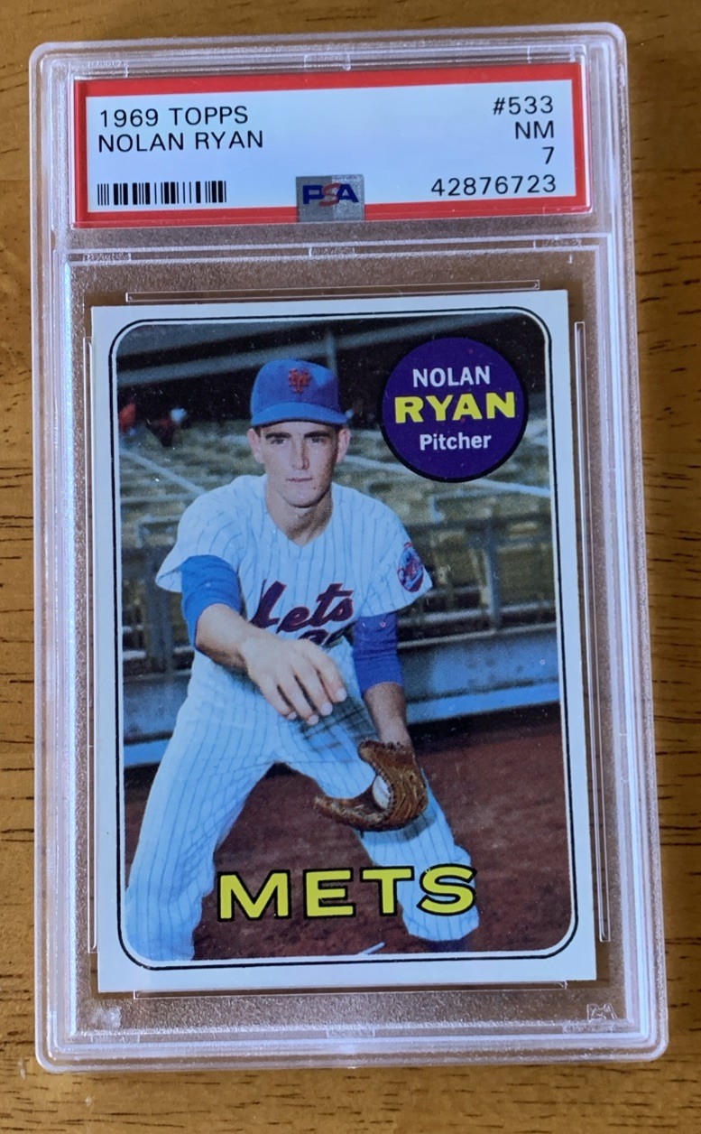 1969 Topps Nolan Ryan #533 HOF NrMt PSA7