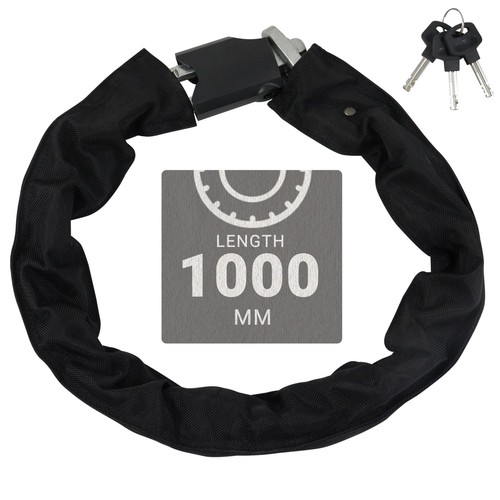 Himiway Bike Chain Lock with Protective Fabric Heavy Duty Anti Theft Locks 10...