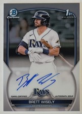 Brett Wisely 2023 Bowman Chrome Prospects 1st Bowman Auto #CPA-BE