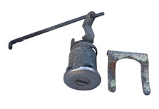 Jeep Wrangler Yj Full Hard Door Lock Cylinder 91-95 Chrome Passenger Lock Oem Jeep Wrangler Yj Full Hard Door Lock Cylinder 91-95 Chrome Passenger Lock Oem