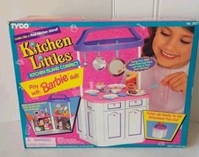 TYCO "KITCHEN LITTLES" KITCHEN ISLAND COMPACT PLAYSET FOR BARBIE - SEALED