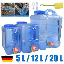 Wasserbeh&auml;lter Hahn Trinkwasserkanister Kanister Wasserkanister Beh&auml;lter Camping
