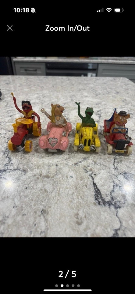 Coches deportivos Corgi Toys Miss Piggy, Kermit The Frog, Fozzy Bear y animales Foto 2 de 4