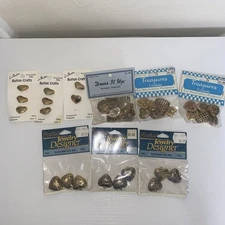 Vintage Craft Store Jewelry Making Mixed Lot of 9 items. 