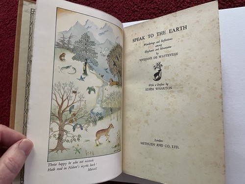 Speak to the Earth Vivienne de Watteville 1940 Edith Wharton - Bild 8 von 10