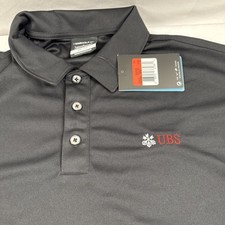 Nike Dri-Fit Golf Polo Black Men s Size Large 402394-010 NWT