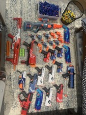 Nerf Gun Lot 29 Blasters And Ammo
