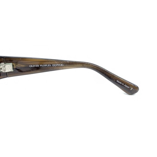 Oliver Peoples Zed CT Tortoise Brown Wrap Sunglasses Frames 64-17 110 Japan - Picture 9 of 12